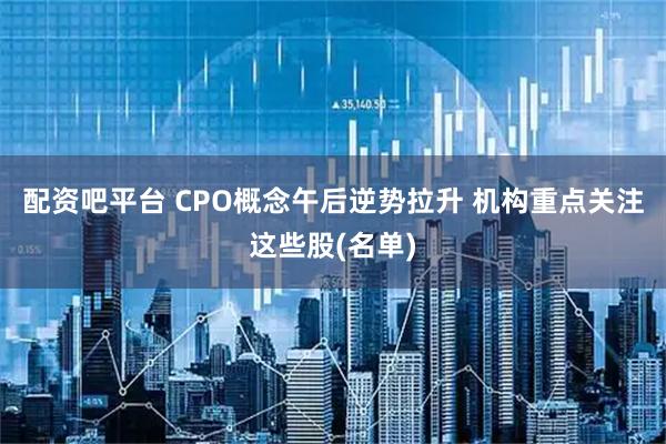 配资吧平台 CPO概念午后逆势拉升 机构重点关注这些股(名单)